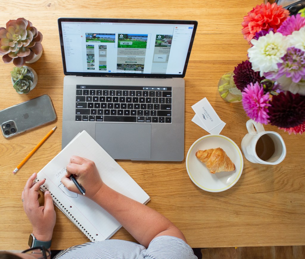 Working on a website